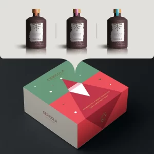 confezione regalo bottiglia denocciolato 0 50l arbequina oliana coriana oleificio cericola natale