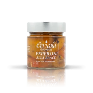 conserva peperoni alla brace in olio extravergine di oliva oleificio cericola